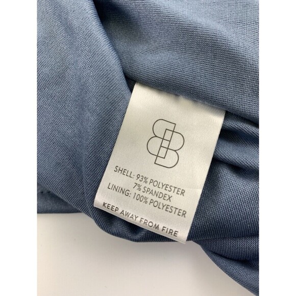 Baltic Born Sofia Velvet Maxi Dress Blue V-Neck 3/4 Sleeve Long Pullover Size XL - Picture 11 of 16